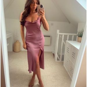 Zara Buttoned Slip Dress Size Small
